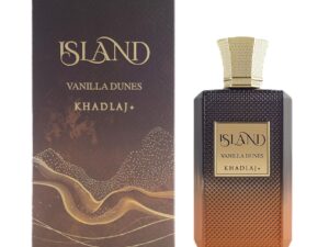 Khadlaj Island Vanilla Dunes 100ml Extrait De Parfum Spray - Warm Spicy Bourbon Vanilla Perfume (Unisex)